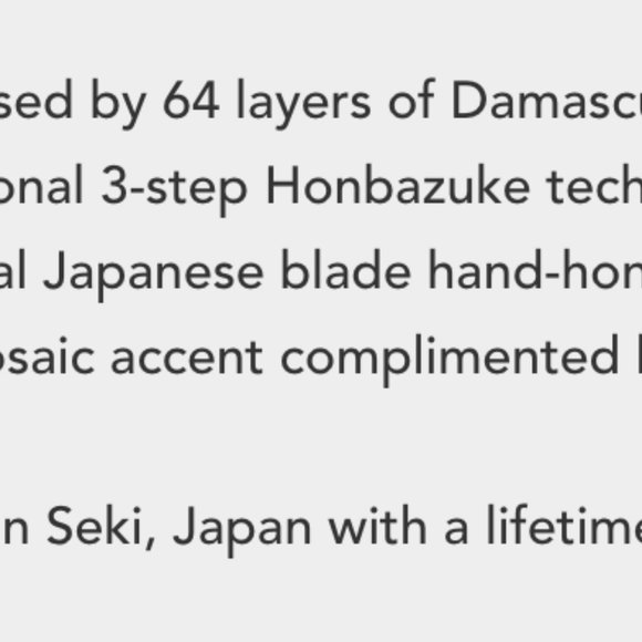 Miyabi Artisan SG2 8 inch Chef's Knife - Picture 7 of 7